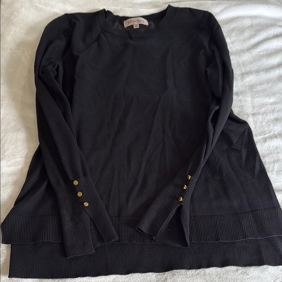 Philosophy Black Top with Gold Button Details - Picture 5 of 5